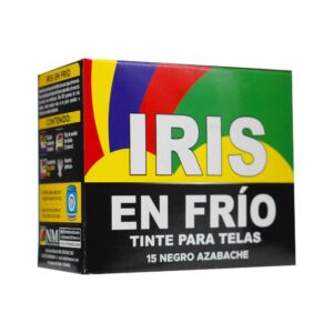 Tinte Iris en Frio Para Telas Negro Azabache 25 g