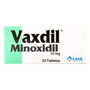 Minoxidil Vaxdil 10 G 30 Tabletas