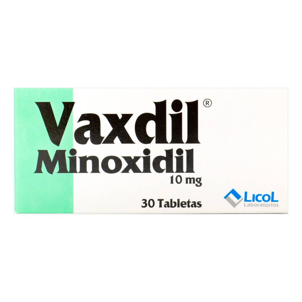 Minoxidil Vaxdil 10 G 30 Tabletas