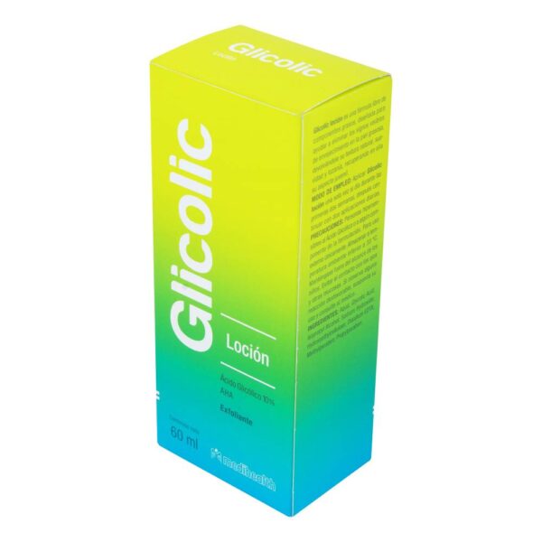 Loción Exfoliante Glicolic Acido Glicólico 10% 60 ml - Imagen 3