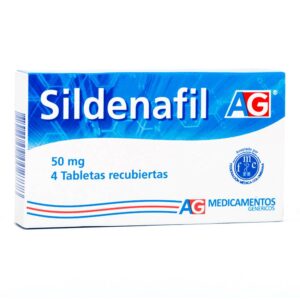 Sildenafil 50 mg 4 Tabletas Ag