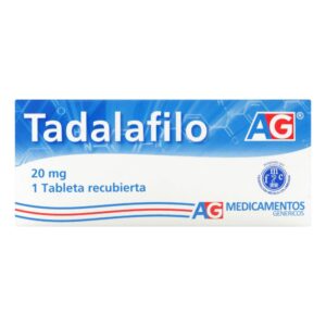 Tadalafilo 20 mg 1 Tableta Ag