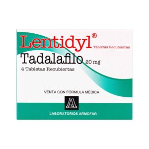 Lentidyl 20 mg 4 Tabletas Tadalafil