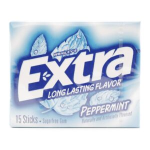 Goma de Mascar Extra Menta 15 Unidades