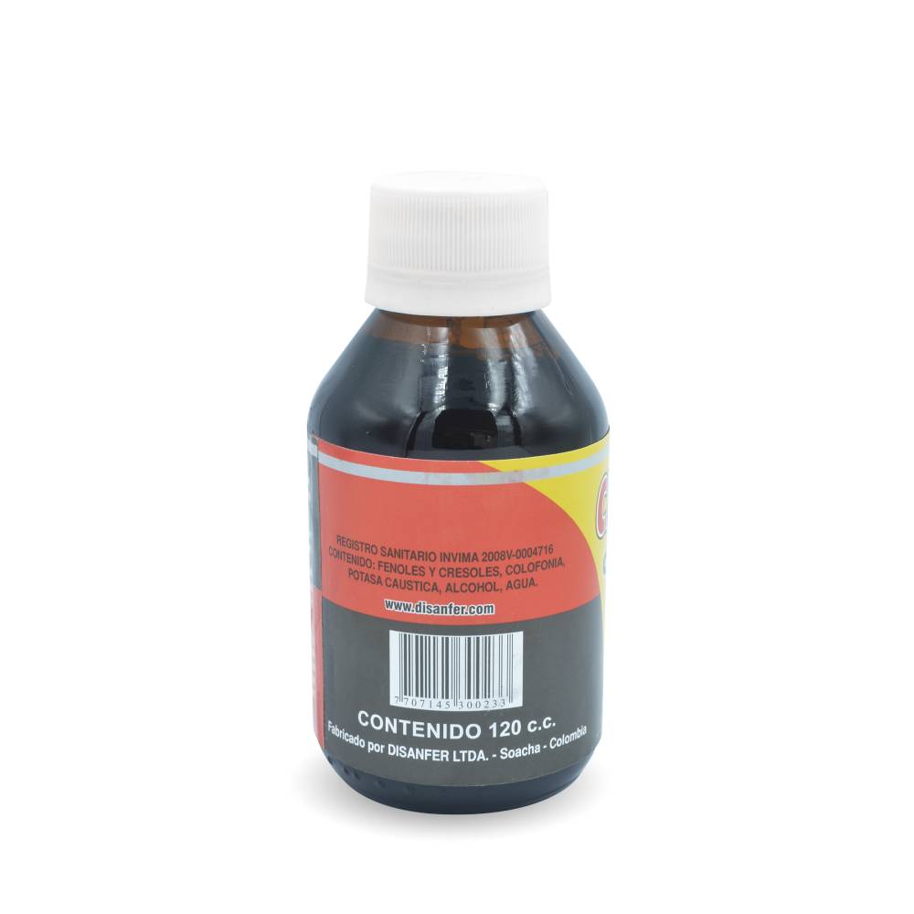 Creolina Concentrada Disanfer 120 ml - Imagen 2