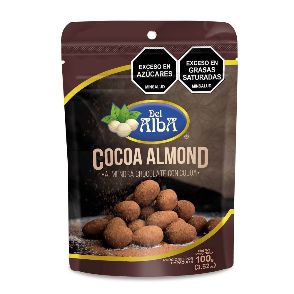 Almendra Chocolate Con Cocoa Del Alba 100 g