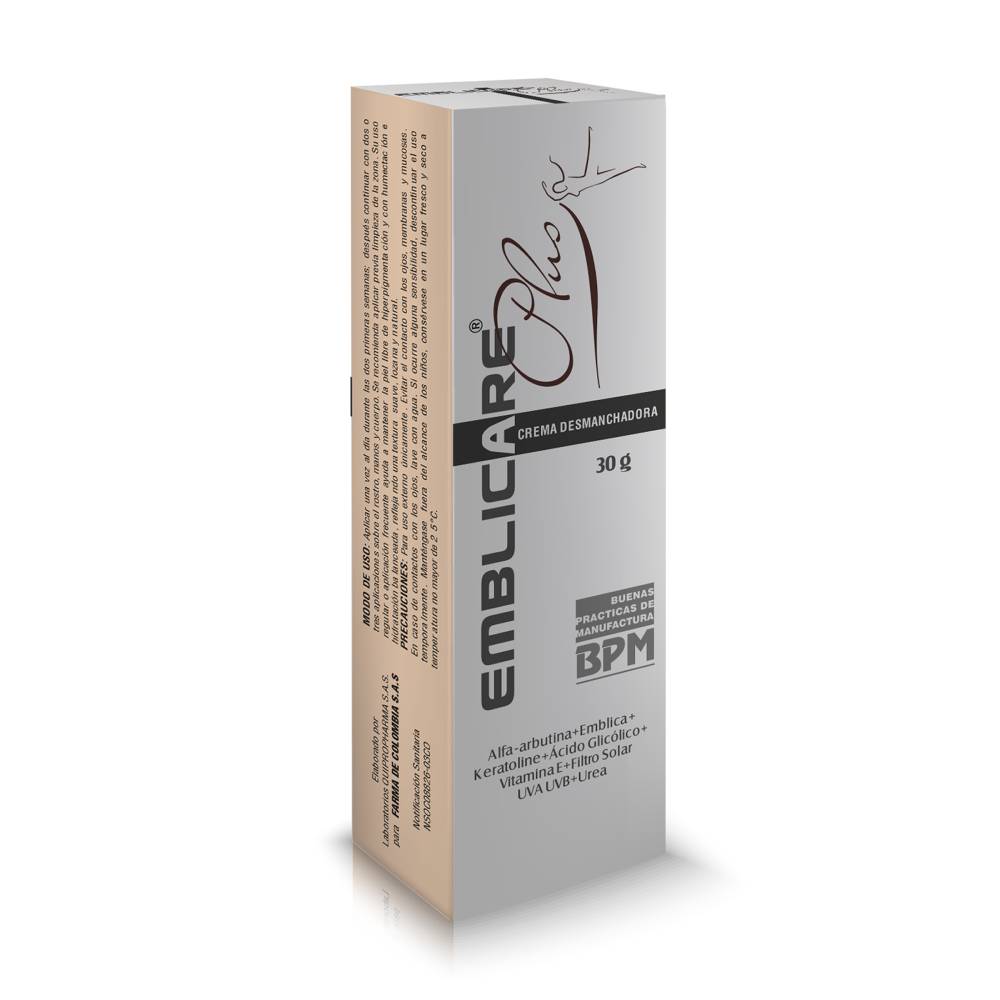 Crema Desmanchadora Emblicare Plus 30 g - Imagen 4