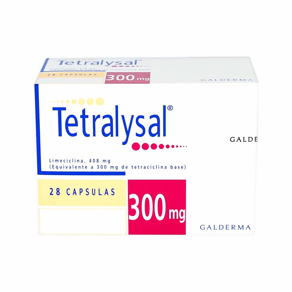 Tetralysal 300 mg 28 Cápsulas Tetraciclina