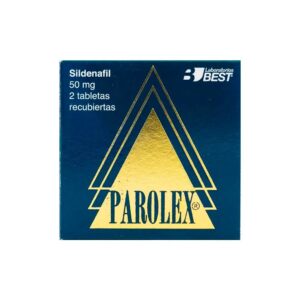 Parolex 50 mg 2 Tabletas Sildenafil