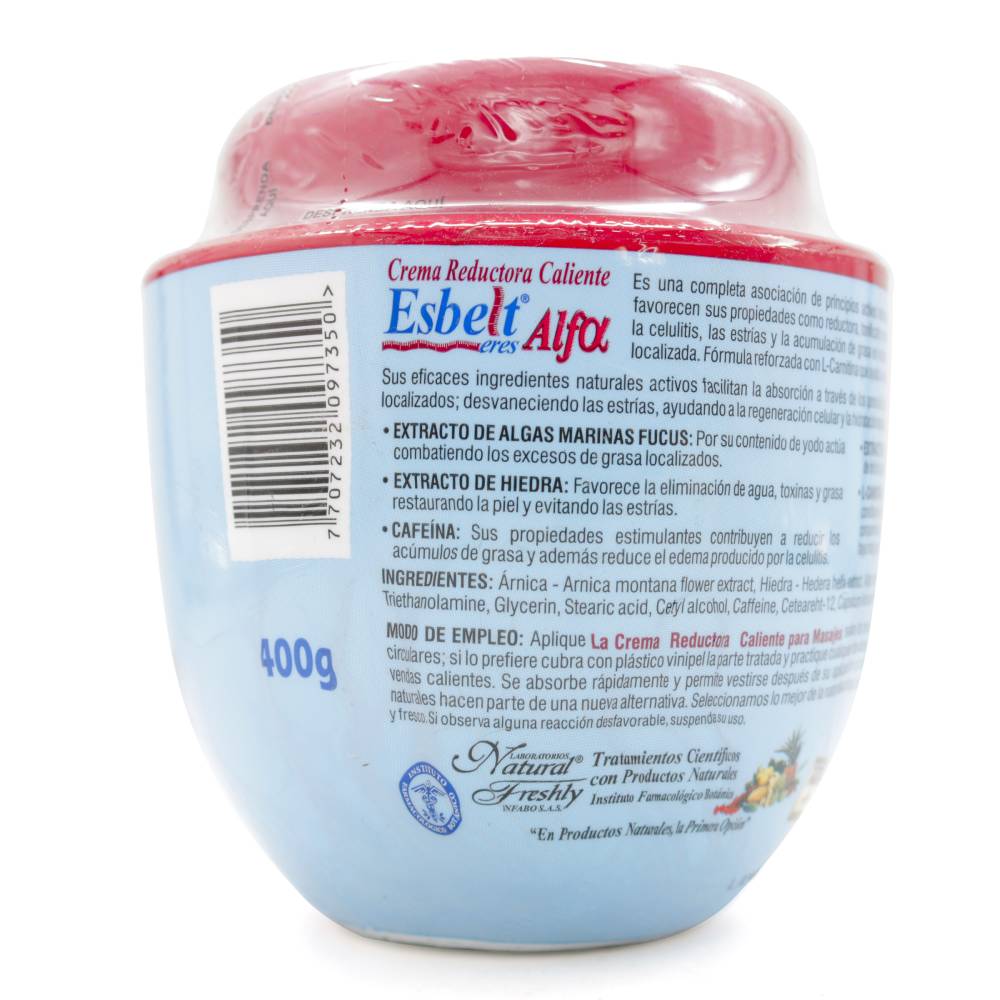 Crema Reductora Caliente Esbelt 400 g - Imagen 3