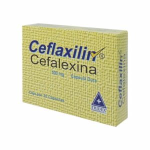Ceflaxilin Cefalexina 500 mg 20 Cápsulas