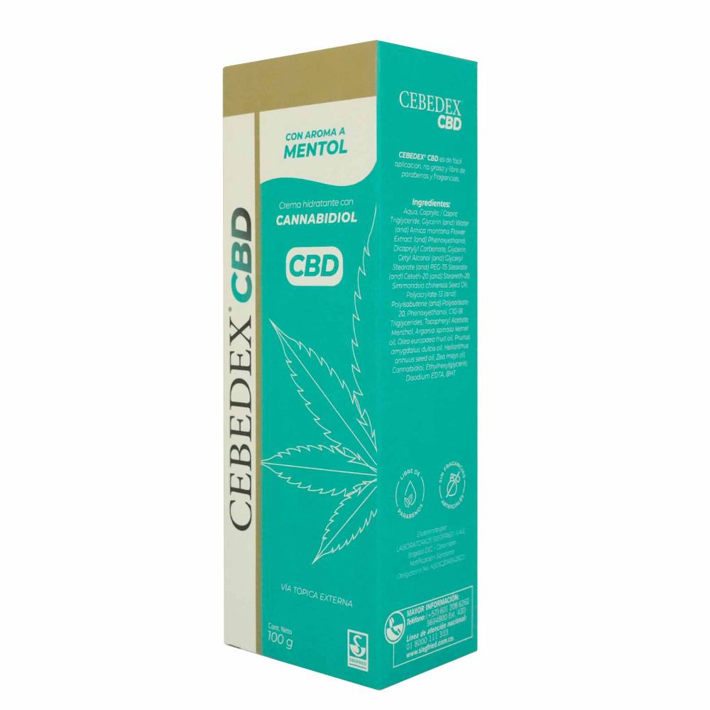 Crema Hidratante Cebedex Mentol 100 g - Imagen 2