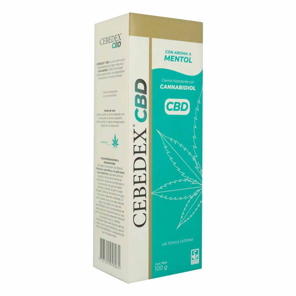 Crema Hidratante Cebedex Mentol 100 g - Imagen 3