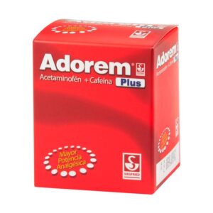 Adorem Plus Acetaminofen y Cafeina 130 Tabletas