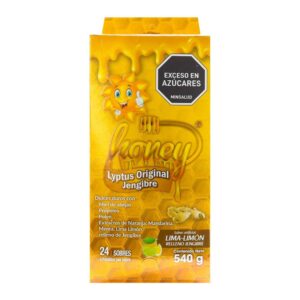 Honey Lyptus Jengibre 24 Sobres 5 Pastillas