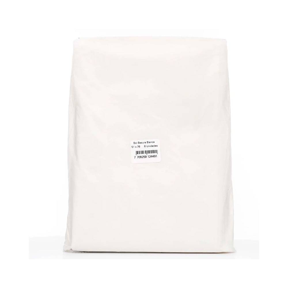 Bolsa Para Basura Blanca 51 x 76 cm 6 Unidades