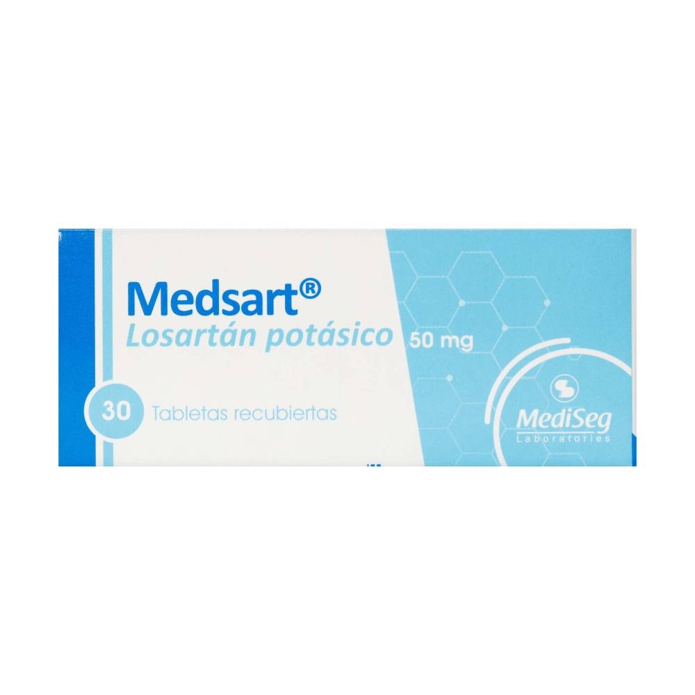 Medsart 50 mg 30 Tabletas Losartan