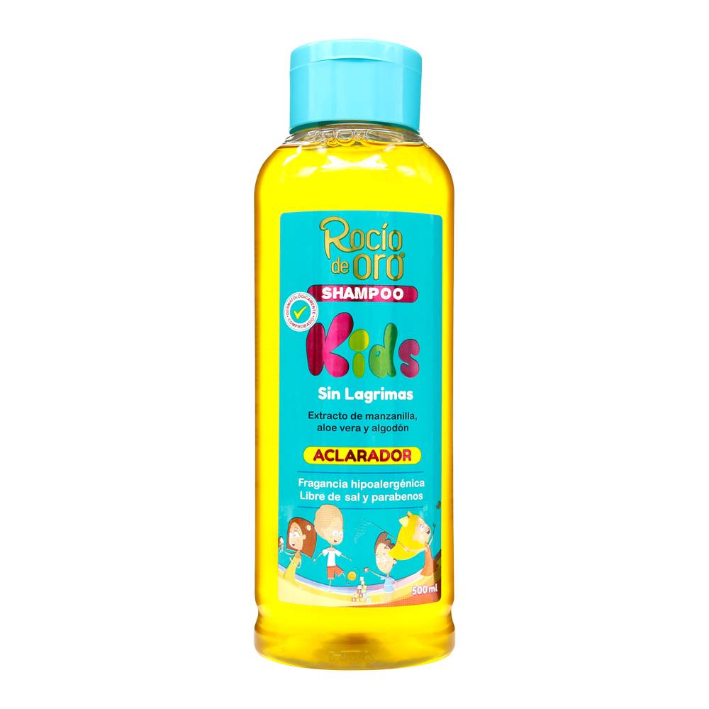 Shampoo Kids Rocio de Oro Aclarador 500 Ml