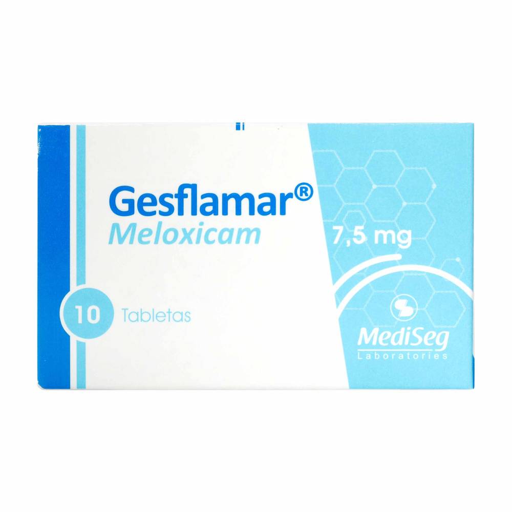 Gesflamar 7.5 mg 10 Tabletas Meloxicam