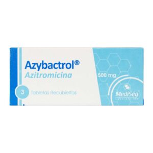 Azybactrol 500 mg 3 Tabletas Azitromicina