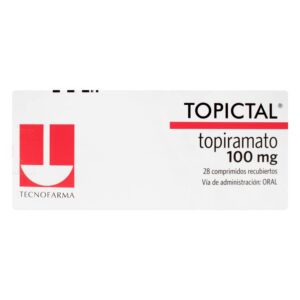 Topictal 100 mg 28 Tabletas Topiramato