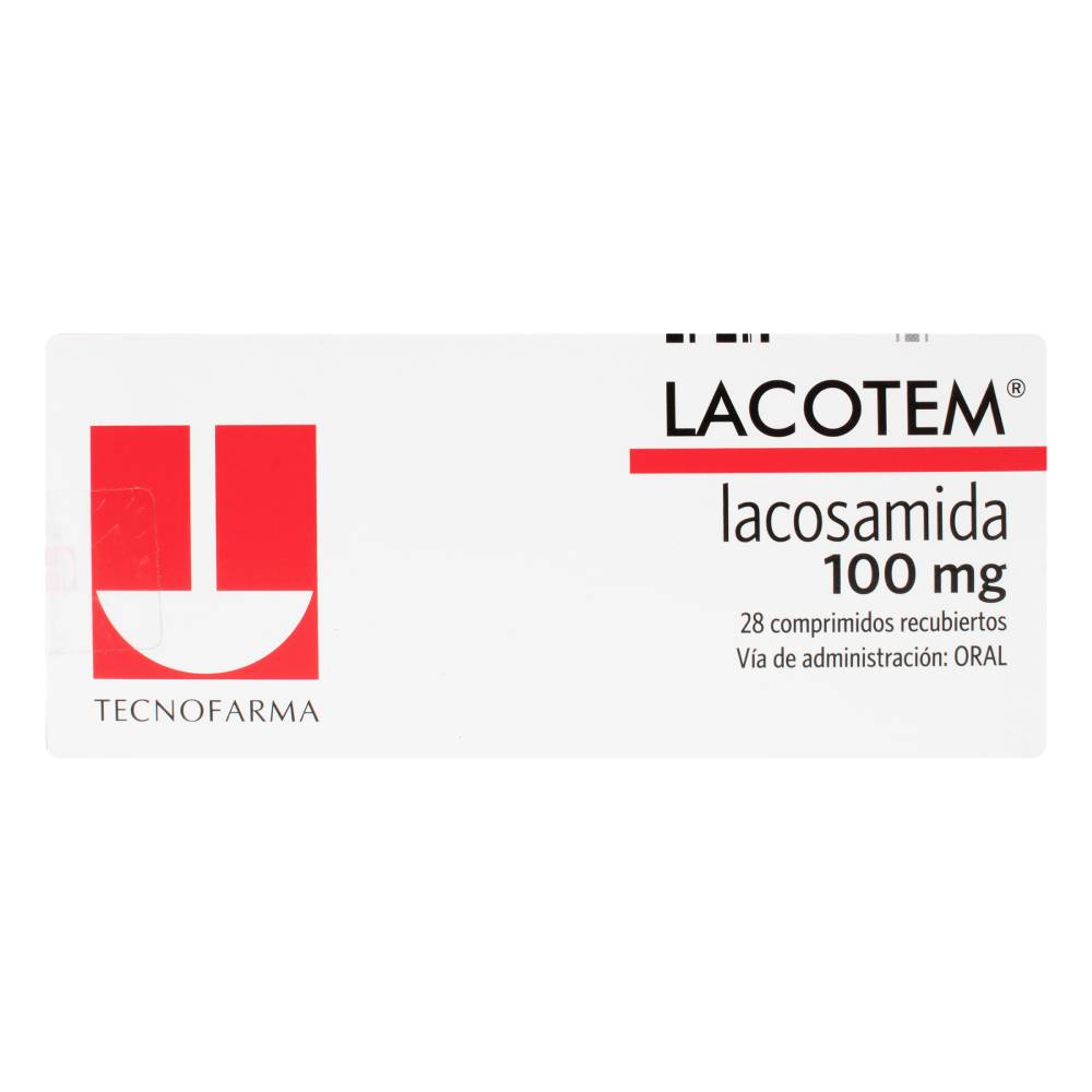 Lacotem 100 mg 28 Comprimidos Lacosamida