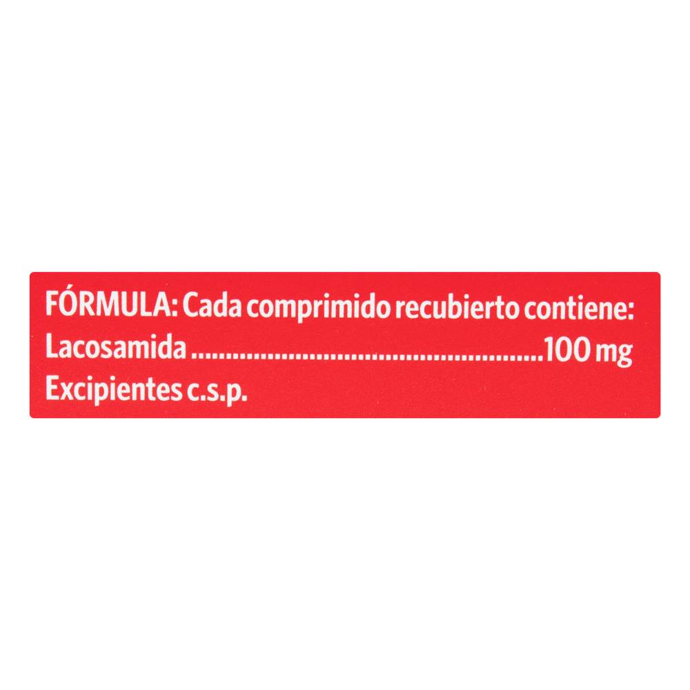 Lacotem 100 mg 28 Comprimidos Lacosamida - Imagen 3