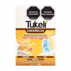 Tukeli Caramelo Display 25 Sobres de 4 Unidades