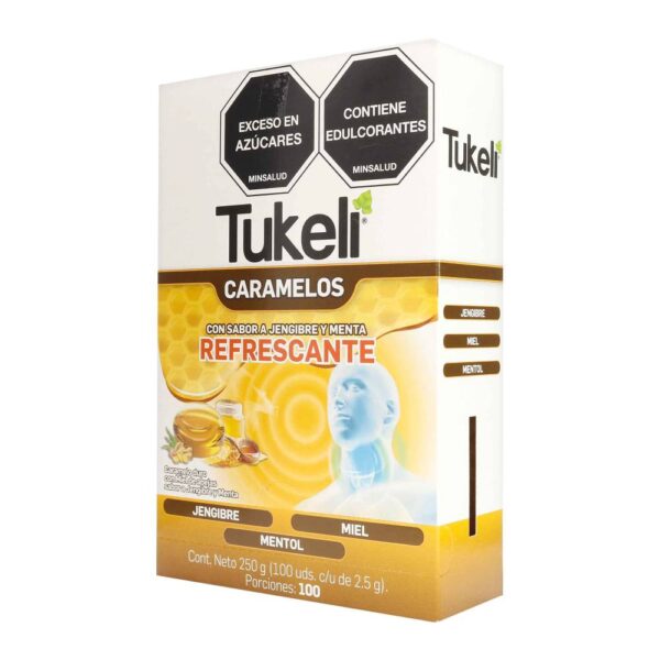 Tukeli Caramelo Display 25 Sobres de 4 Unidades - Imagen 2