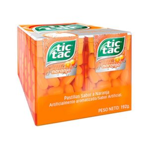 Tic Tac Naranja Display De 12 Unidades