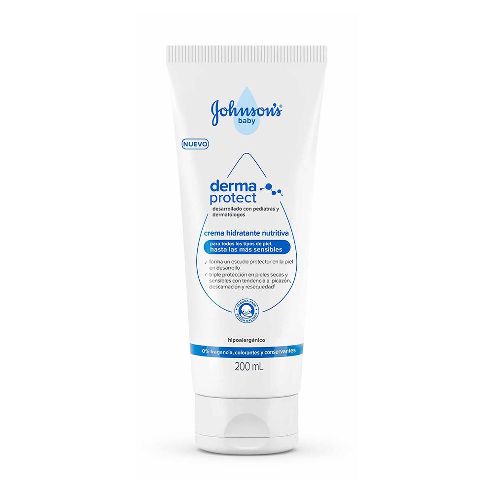 Crema Corporal Johnsons Baby Derma Protector 200 ml