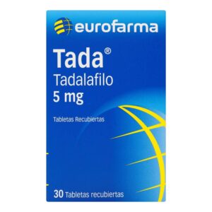 Tada 5 mg 30 Tabletas Tadalafil