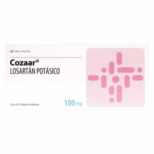 Cozaar 100 mg 30 Tabletas Losartan