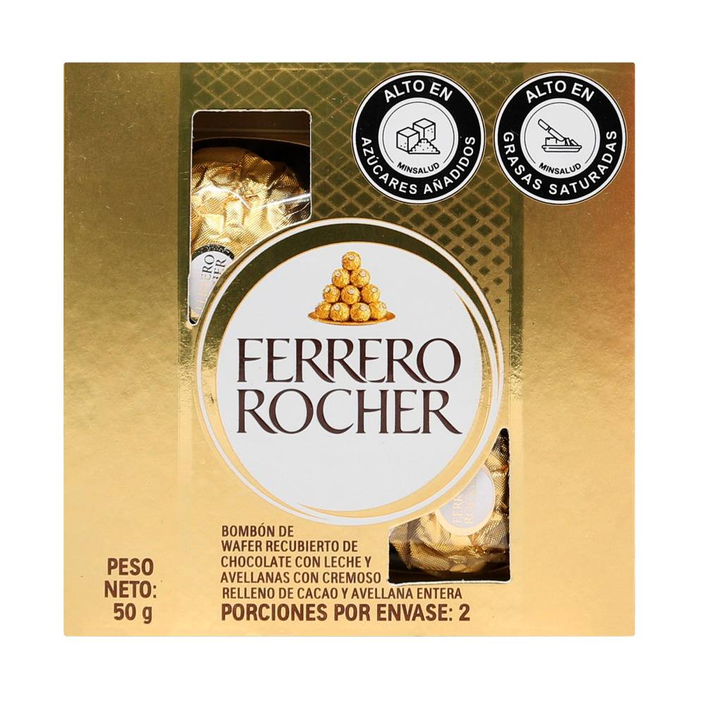 Bombones Ferrero Rocher Estuche 4 Unidadaes - Imagen 2