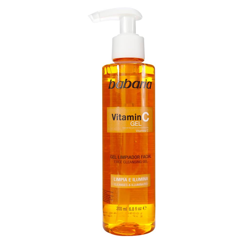 Gel Limpiador Facial Babaria Con Vitamina C 200 ml