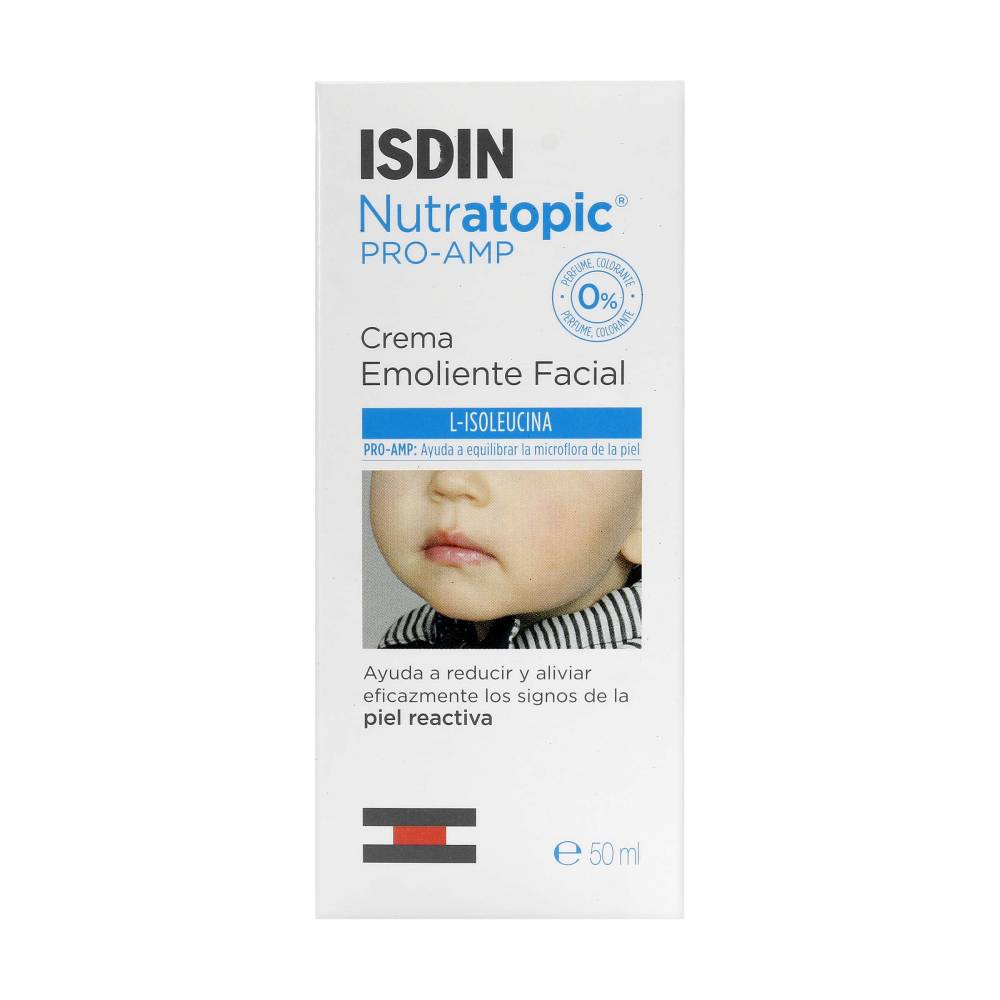 Crema Facial Isdin Piel Reactiva Y Sensible Nutratopic 50 ml