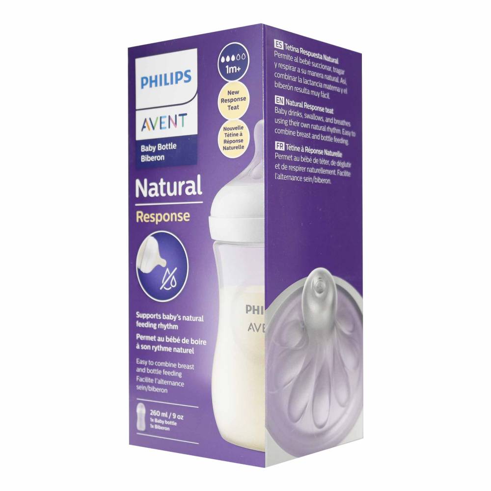 Biberon Philips Avent Natural 260 Ml 9 Oz - Imagen 2
