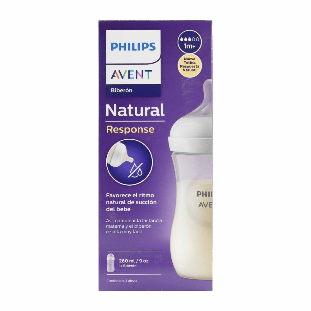 Biberon Philips Avent Natural 260 Ml 9 Oz - Imagen 4