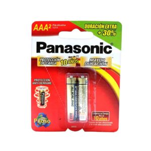 Pila Panasonic Alkalina Aaa 2 Unidades