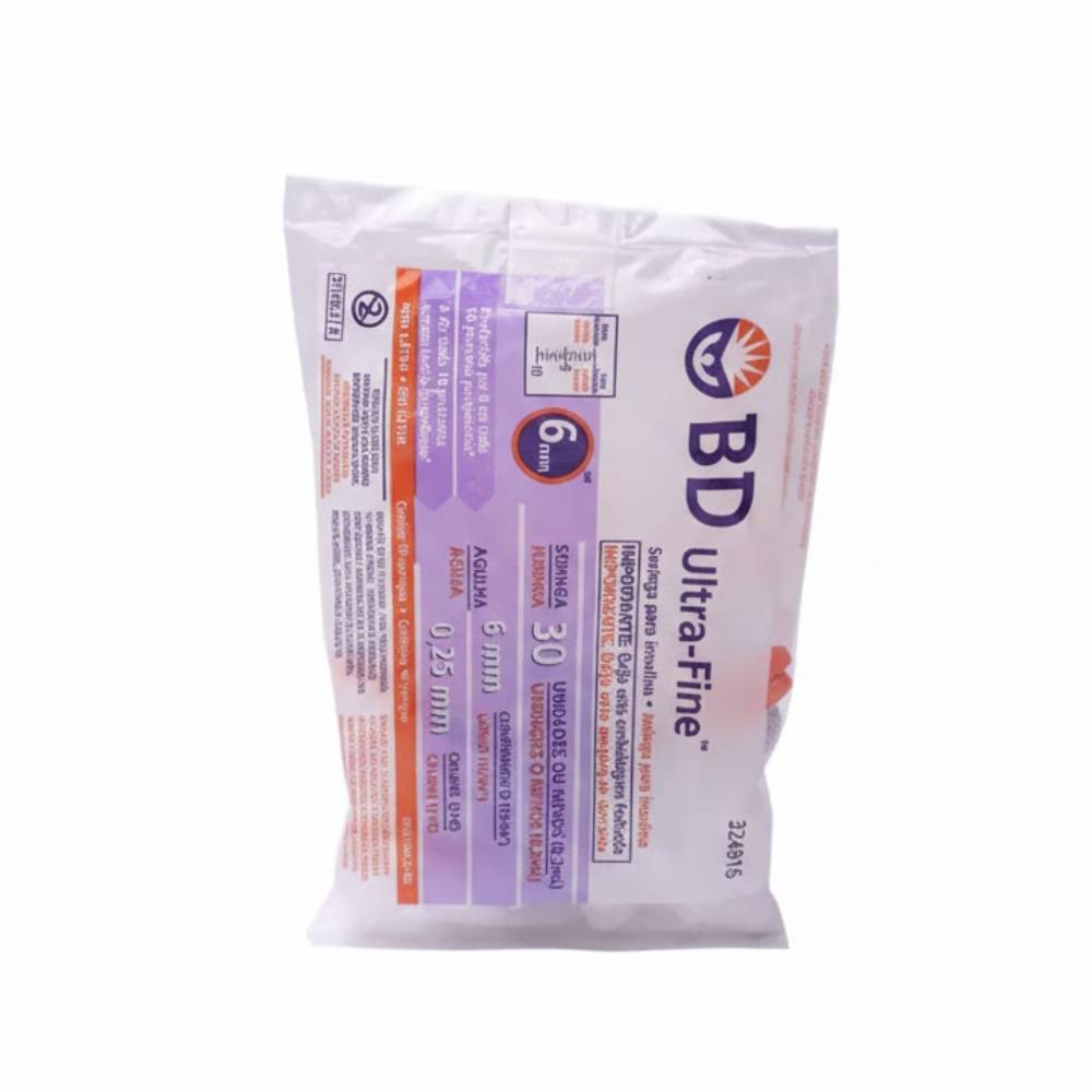 Jeringa BD Insulina 0.3 ml 31 Gx6 Mm 10 Unidades