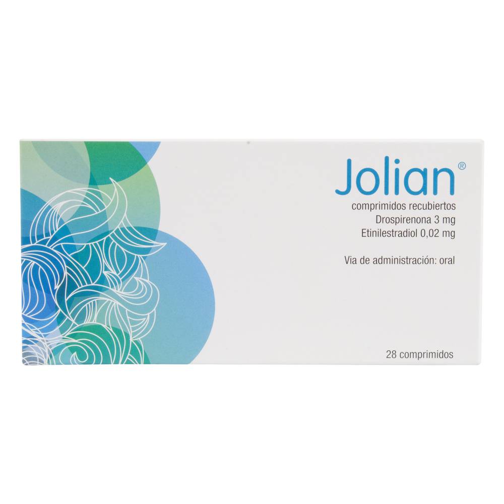 Jolian 3 mg 28 Tabletas