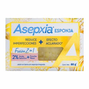 Jabon Asepxia Con Esponja 80 g