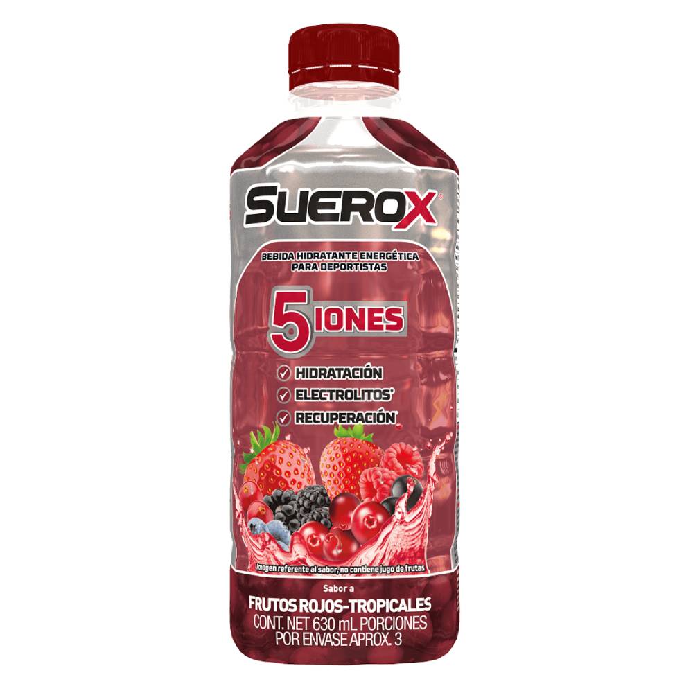 Suerox Sabor Frutos Rojos 630 ml