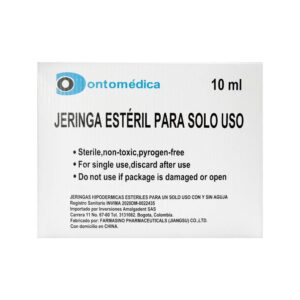 Jeringa Esteril 10 ml 21 G x 1 1/2 100 Unidades Amalgade