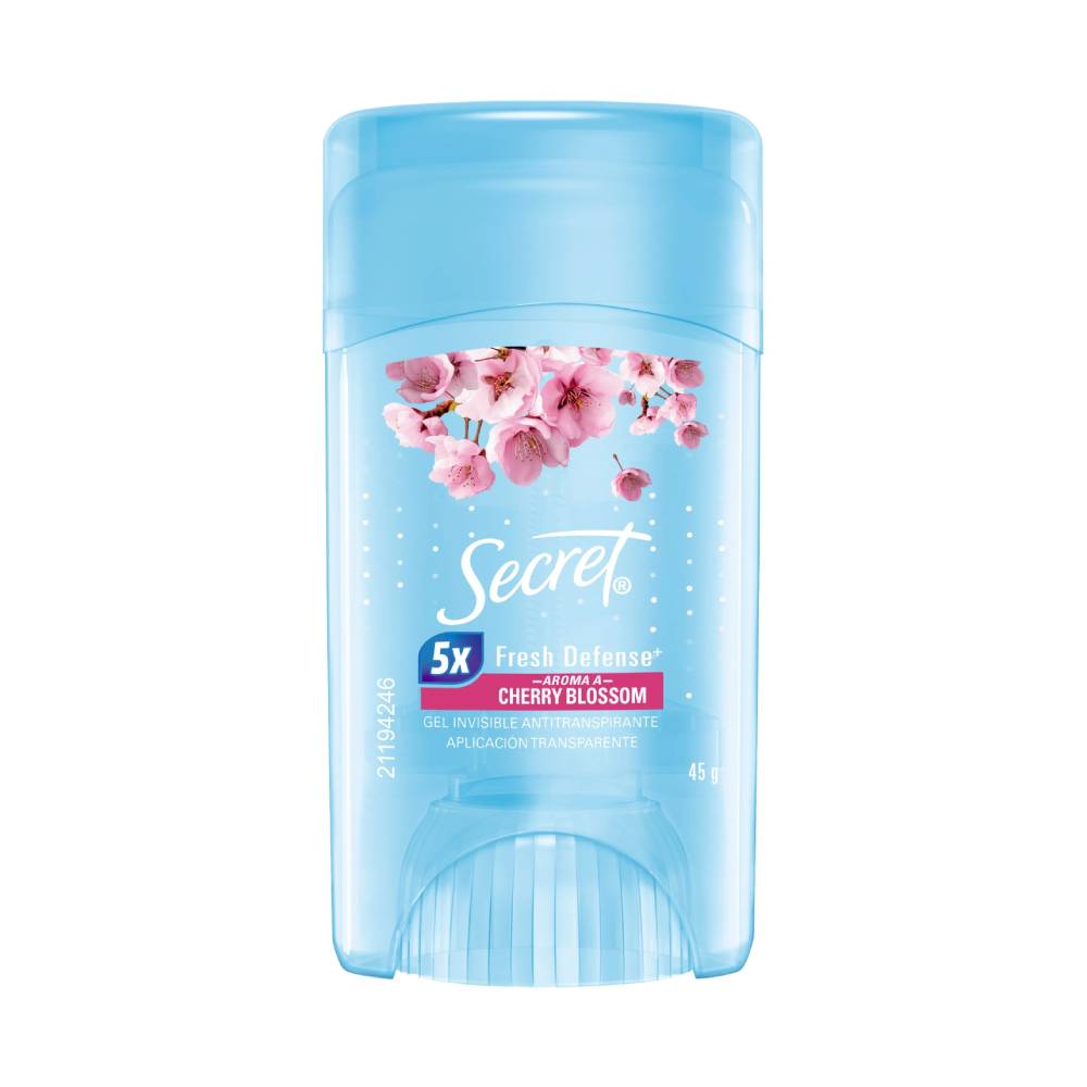 Desodorante Secret Gel Invisible Cherry Blossom 45 g