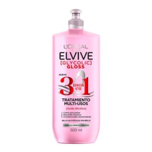 Tratamiento Elvive 3 En 1 Glycolic Gloss 500 ml