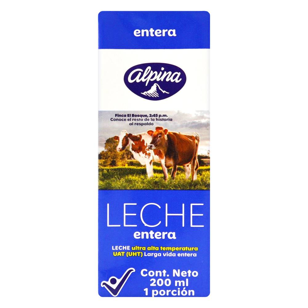 Leche Alpina Entera 200 ml