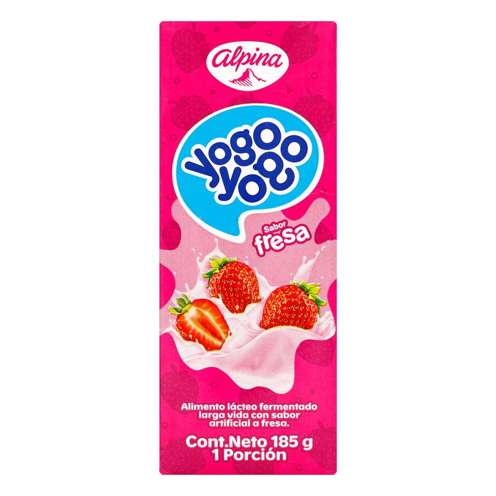 Yogo Yogo Alpina Sabor Fresa 185 ml