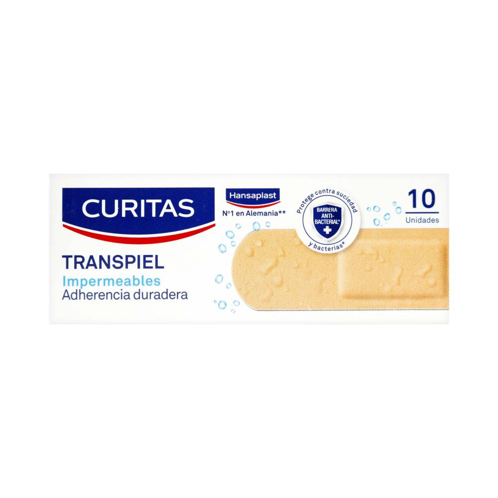 Curitas Impermeables Transpiel 10 Unidades