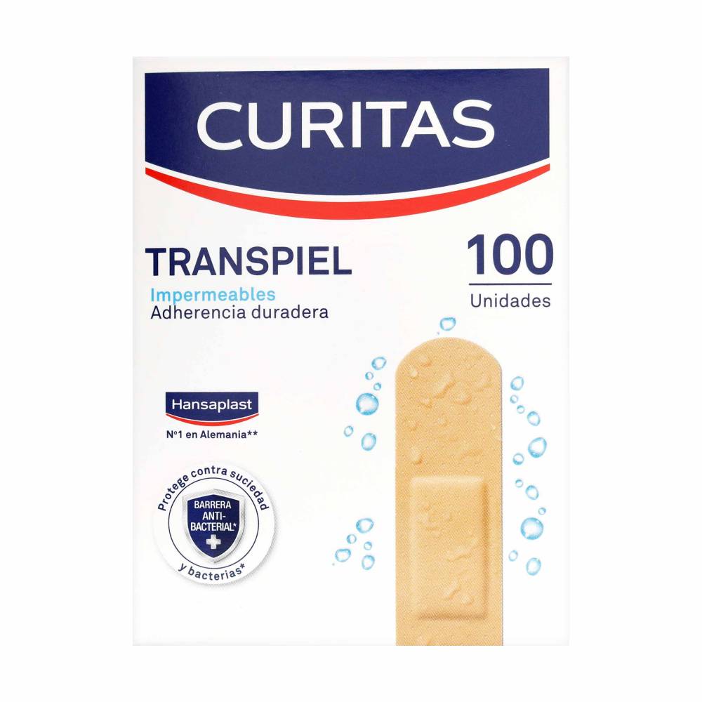 Curitas Transpiel Hansaplast 100 Unidades